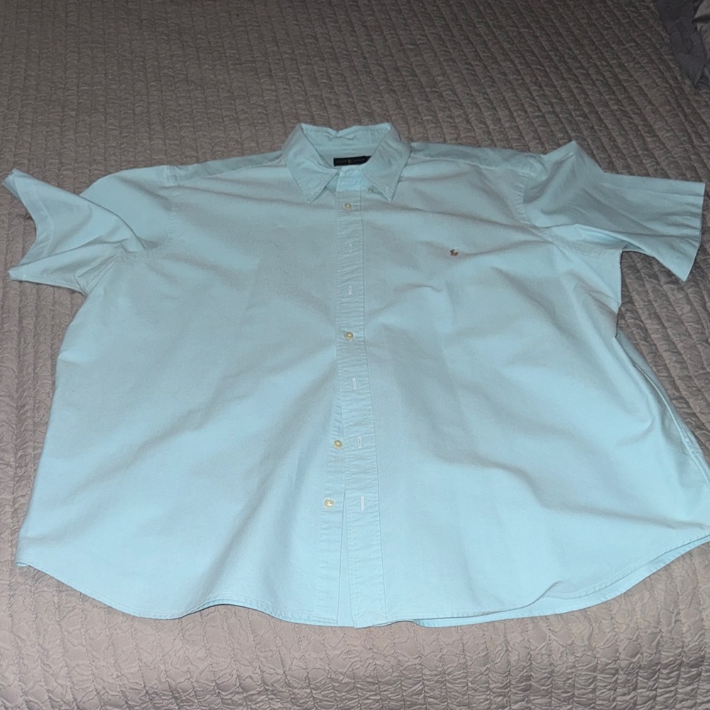 Ralph Lauren Blue Label Light Blue Casual Shirt - flash sale
